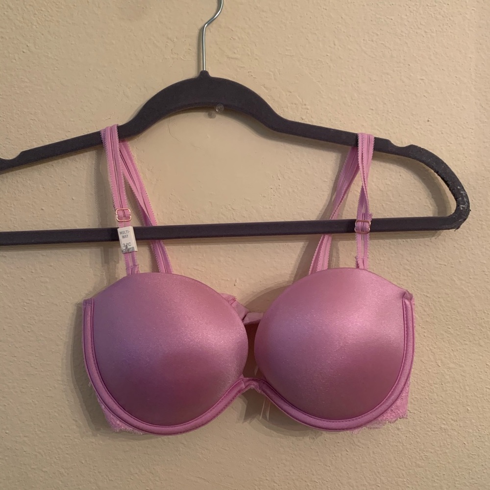 VS PINK Reversible Straps Push Up Bra